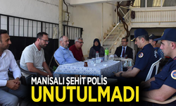 Manisalı şehit polis unutulmadı