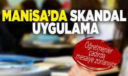 Manisa’da skandal uygulama: Öğretmen sıcakta, çadırda mesaiye zorlanıyor