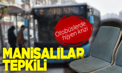Otobüste hijyen krizi: Manisalılar tepkili!
