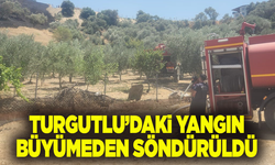 Turgutlu Derbent’teki yangın büyümeden söndürüldü