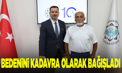 Yaşlı adam tıp öğrencilerinin eğitimi için bedenini kadavra olarak bağışladı