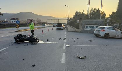 18 yaşındaki motosiklet sürücüsü kazada hayatını kaybetti