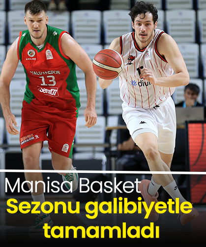 Manisa Basket sezonu galibiyetle kapattı