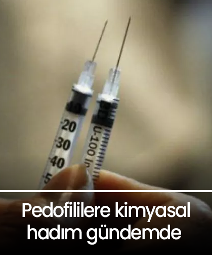 Pedofililere kimyasal hadım gündemde