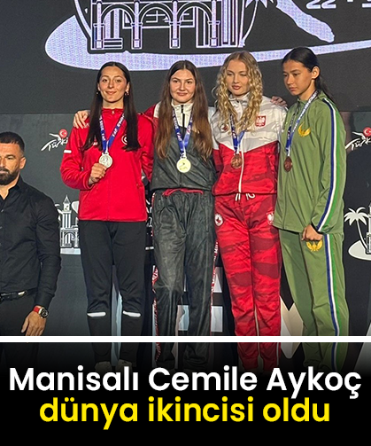 Manisalı Cemile Aykoç, dünya ikincisi oldu