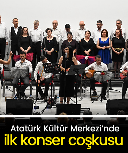 Soma’da tarihi gece: Atatürk Kültür Merkezi’nde ilk konser coşkusu
