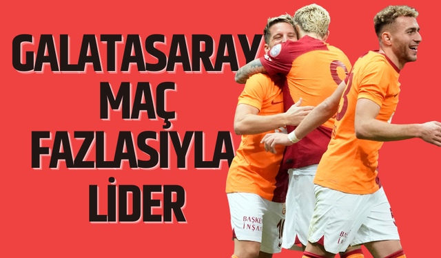 Galatasaray liderlik için mücadeleye devam ediyor