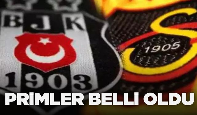 Galatasaray ve Beşiktaş'ın galibiyet primleri belli oldu!