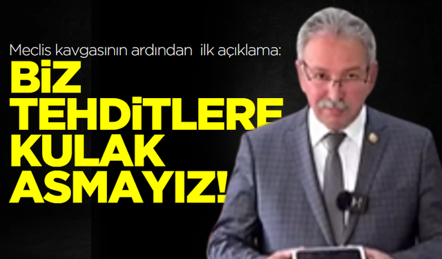 Mazlum Nurlu’dan ilk açıklama geldi: ”Biz tehditlere kulak asmayız”