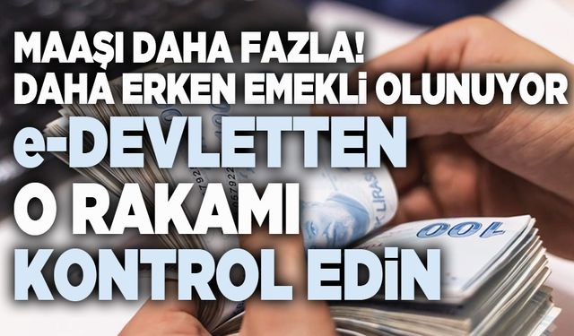 Emeklilikte 7 yıl kuralı: e-Devlet'ten o tarihi kontrol edin