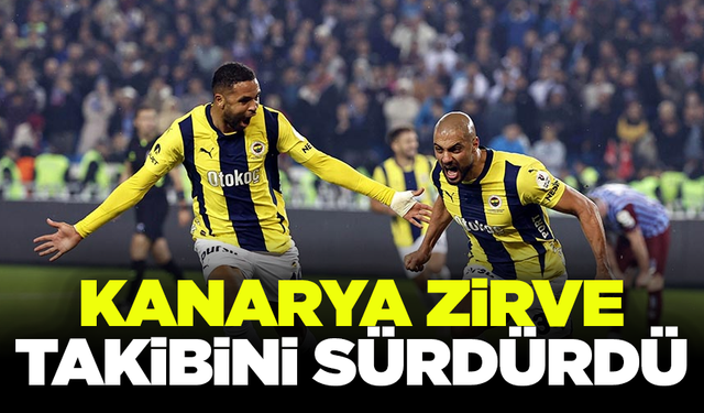 Fenerbahçe zirve takibini sürdürdü! Fenerbahçe 4-0 Sivasspor