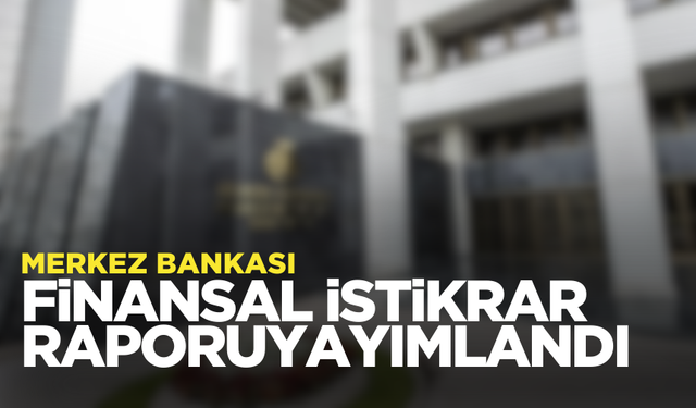 Merkez Bankası Finansal İstikrar Raporu yayımlandı