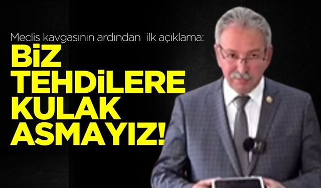 Mazlum Nurlu’dan ilk açıklama geldi: ”Biz tehditlere kulak asmayız”