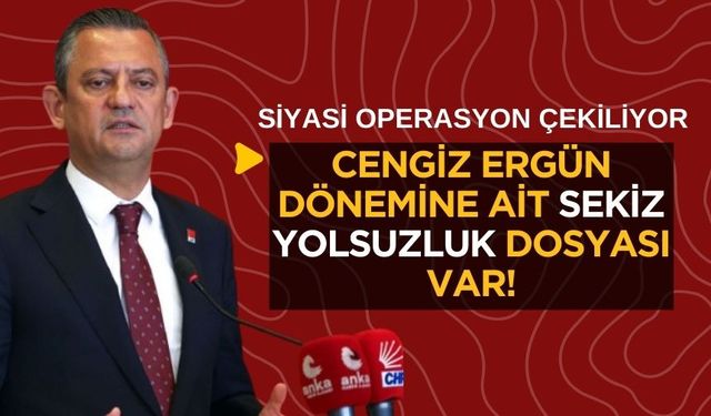 Özgür Özel müfettiş gönderildi mi diye sordu: Cengiz Ergün dönemine ait sekiz yolsuzluk dosyası var!