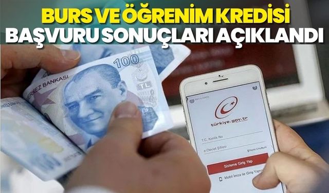 Gençlik ve Spor Bakanlığı burs ve öğrenim kredisi başvuru sonuçları açıklandı