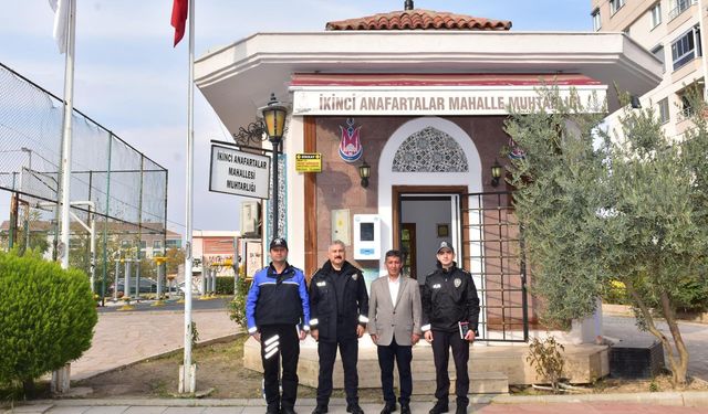 İl Emniyet Müdürü Fahri Aktaş, mahalle ziyaretlerine devam ediyor