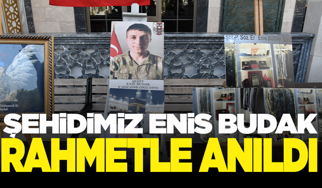 Manisalı Şehit Enis Budak Rahmetle Anıldı