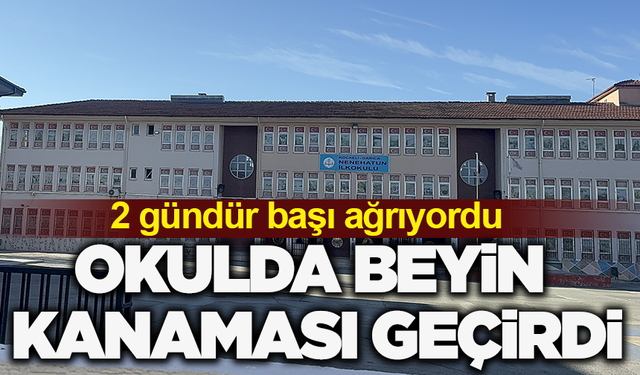 Öğretmen okulda beyin kanaması geçirdi! Durumu ciddi