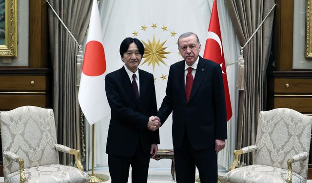 Cumhurbaşkanı Erdoğan, Japonya Veliaht Prensi Fumihito’yu kabul etti