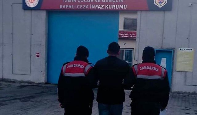 22 yıl hapis cezası ile aranan 17 yaşındaki genç Manisa'da yakalandı