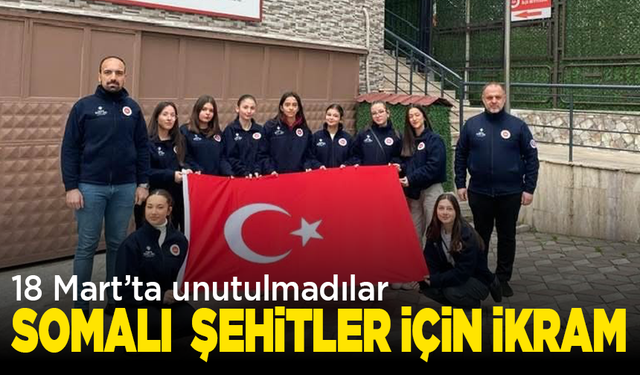 Somalı şehit için iftar ikramında bulundular