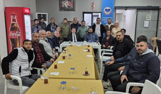 Başkan Ekrem Cıllı, Saruhanlı Romanlar Derneği’nin iftar programına katıldı