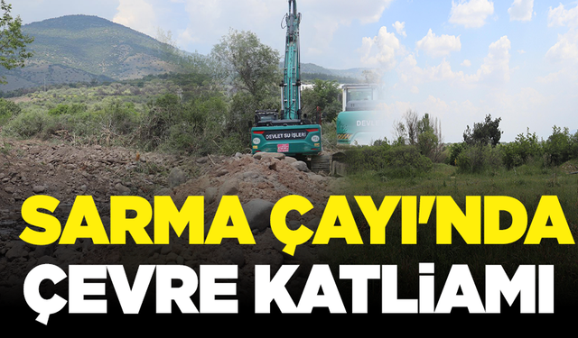 Sarma Çayı'nda çevre katliamı