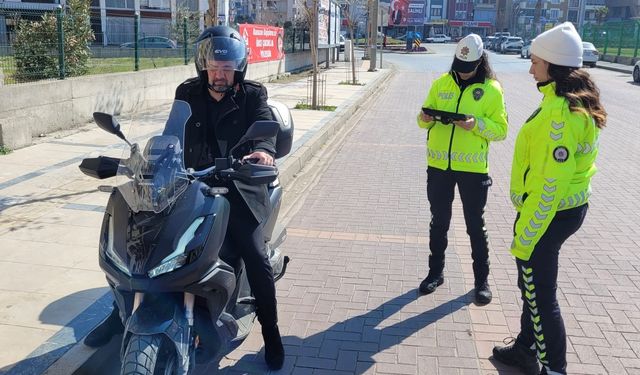 Salihli'de 3 ayda 257 araç trafikten men edildi
