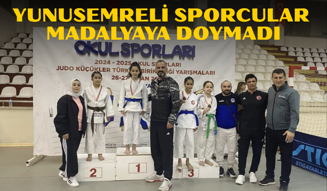 Yunusemreli Sporcular Nisan ayında madalyaya doymadı