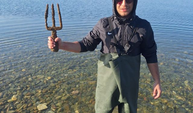İznik Gölü'nden Poseidon Mızrağı çıktı