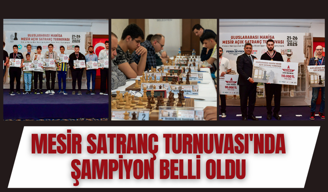 Mesir Açık Satranç Turnuvası'nda Şampiyon İranlı IM Arash Tahbaz oldu