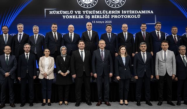Adalet Bakanlığı ile Çalışma ve Sosyal Güvenlik Bakanlığı arasında hükümlü istihdamı protokolü