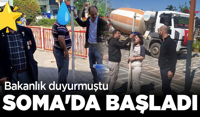 Bakanlık duyurmuştu: Soma'da başladı