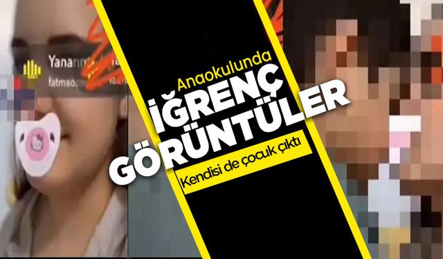 Küçük çocuklara sapkın hareketleri mide bulandırdı! Anaokulunda çirkin görüntüler