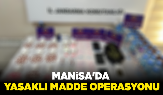 Manisa'da yasaklı madde operasyonu: 2 şüpheli gözaltında