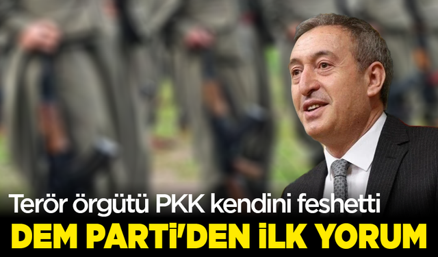 PKK'nın kendini feshetmesine DEM Parti'den ilk yorum