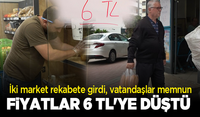 İki market rekabete girdi: Fiyatlar 6 TL'ye kadar düştü