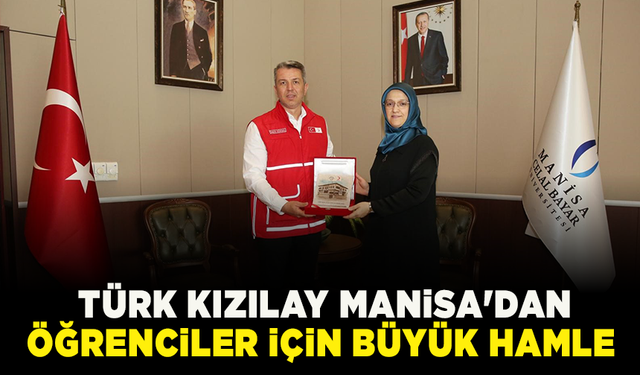 Türk Kızılay Manisa'dan öğrenciler için büyük hamle