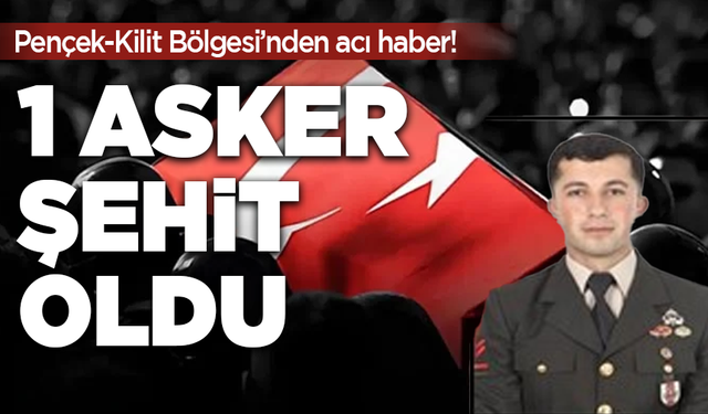 Yıldırım düşmesi sonucu 1 asker şehit oldu