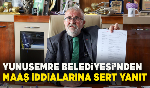 Yunusemre Belediyesi’nden maaş iddialarına sert yanıt
