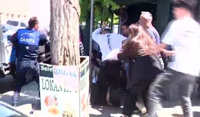 İş yerinde yaşanan patlama sonrası gazetecilere saldırı