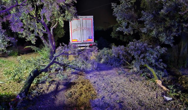 Tır otomobili biçti: 1 ölü, 1 yaralı