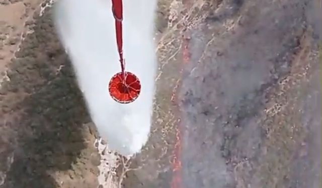Foça’daki ziraat arazisinde yangın çıktı