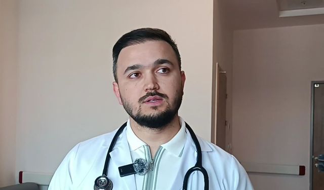 16 günlük bebeğin boğazına badem şekeri takıldı