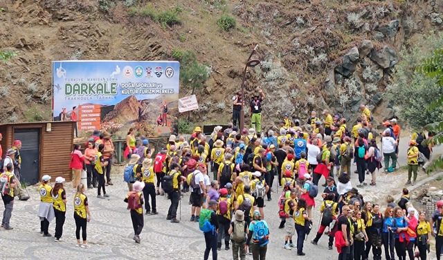 Soma Darkale’de doğa sporları şenliği gerçekleşti