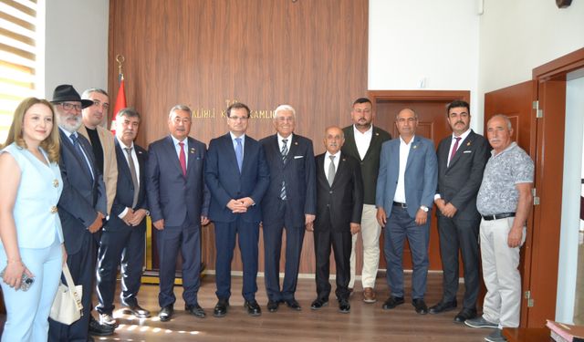 Türkiye Muhtarlar Federasyonu Genel Başkanı Salihli’de temaslarda bulundu