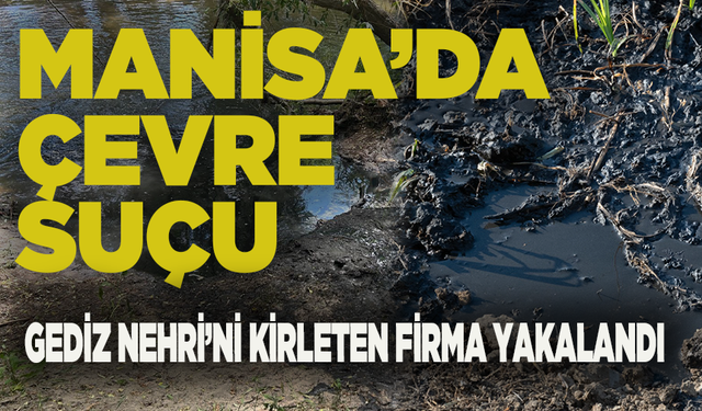Manisa’da çevre suçu: Tarım arazisine atık döküp nehri kirlettiler