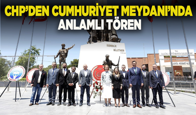 Manisa’da 19 Mayıs coşkusu: CHP’den Cumhuriyet Meydanı’nda anlamlı tören