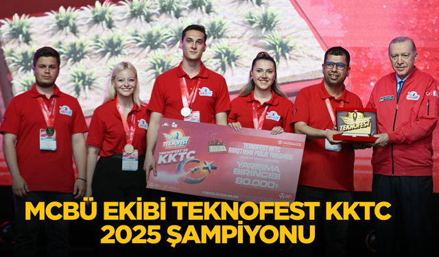 MCBÜ’lü Öğrenciler TEKNOFEST KKTC 2025’te birinci