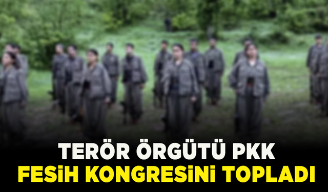 Terör örgütü PKK, fesih kongresini topladı